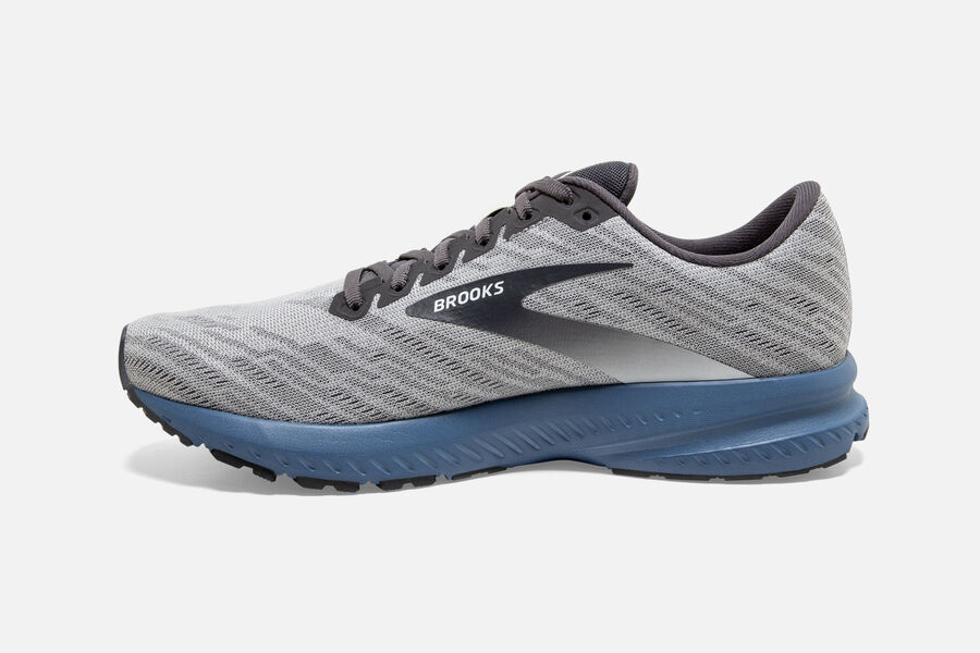 Brooks Running Shoes - Launch 7 Road Mens - Grey - DUT-370621